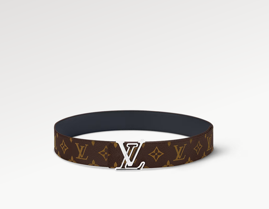 Louis Vuitton Lv Line Reversible Classic 40 Mm Brown Canvas Pin Buckle Casual Dress Belt M0635U