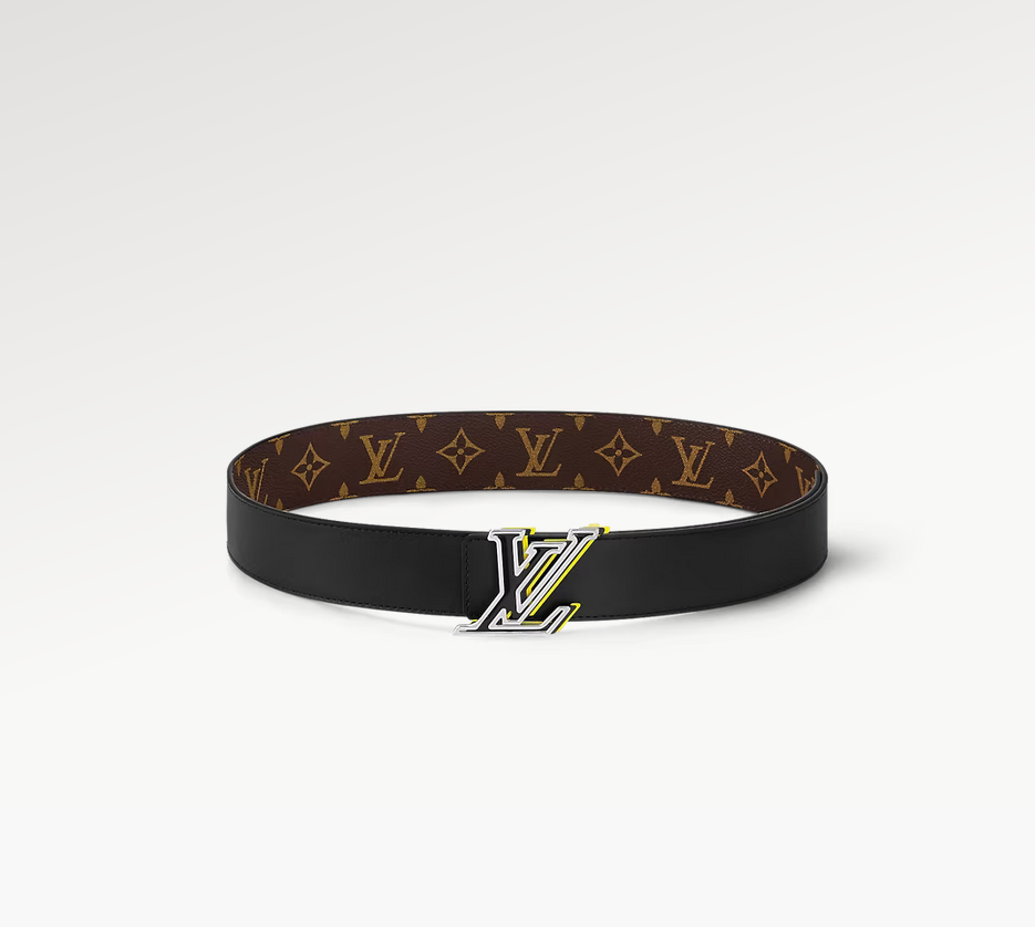 Louis Vuitton Lv Speed Reversible Classic 40 Mm Brown Canvas Pin Buckle Dress Belt M0684T