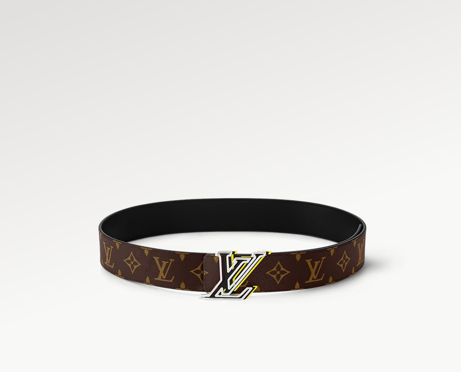 Louis Vuitton Lv Speed Reversible Classic 40 Mm Brown Canvas Pin Buckle Dress Belt M0684T