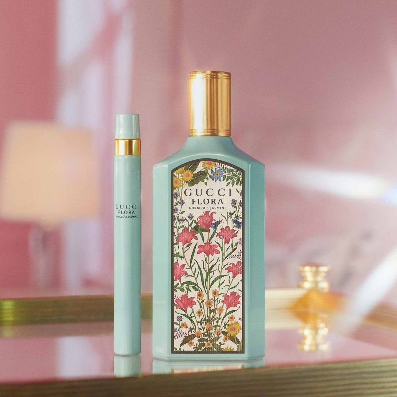 Gucci Flora Gorgeous Jasmine Classic Florals 2022 Novo spray feminino Eau De Parfum de 1,7 onças