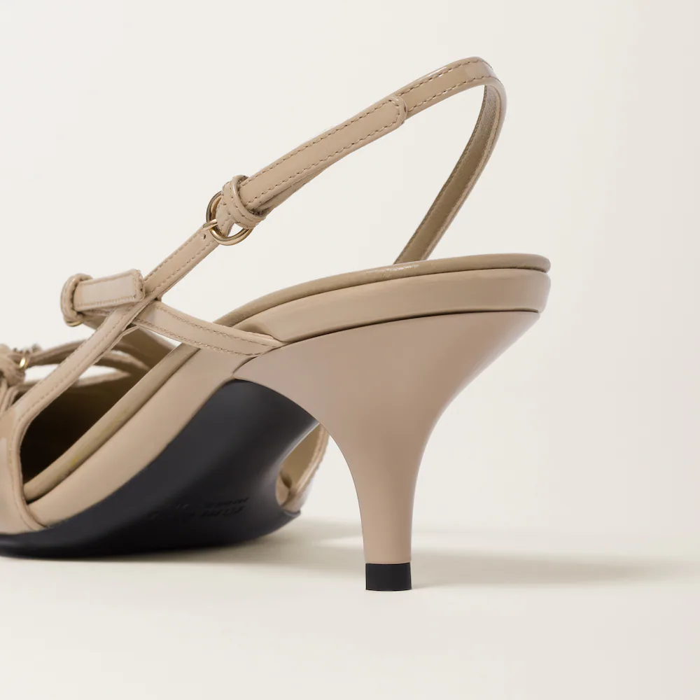 Miu Miu Giày cao gót bơm da sáng chế 55 mm cá tính biểu tượng 5I013E_069_F0036_F_M055