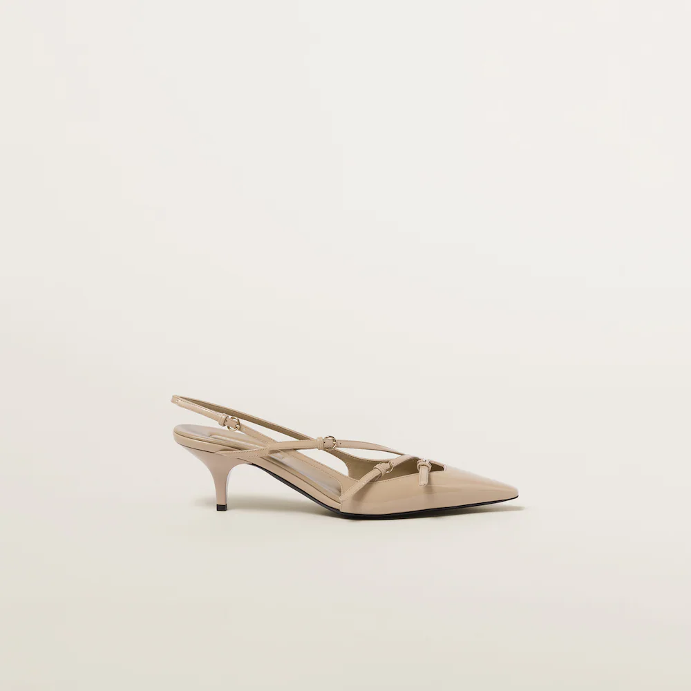 Miu Miu Giày cao gót bơm da sáng chế 55 mm cá tính biểu tượng 5I013E_069_F0036_F_M055