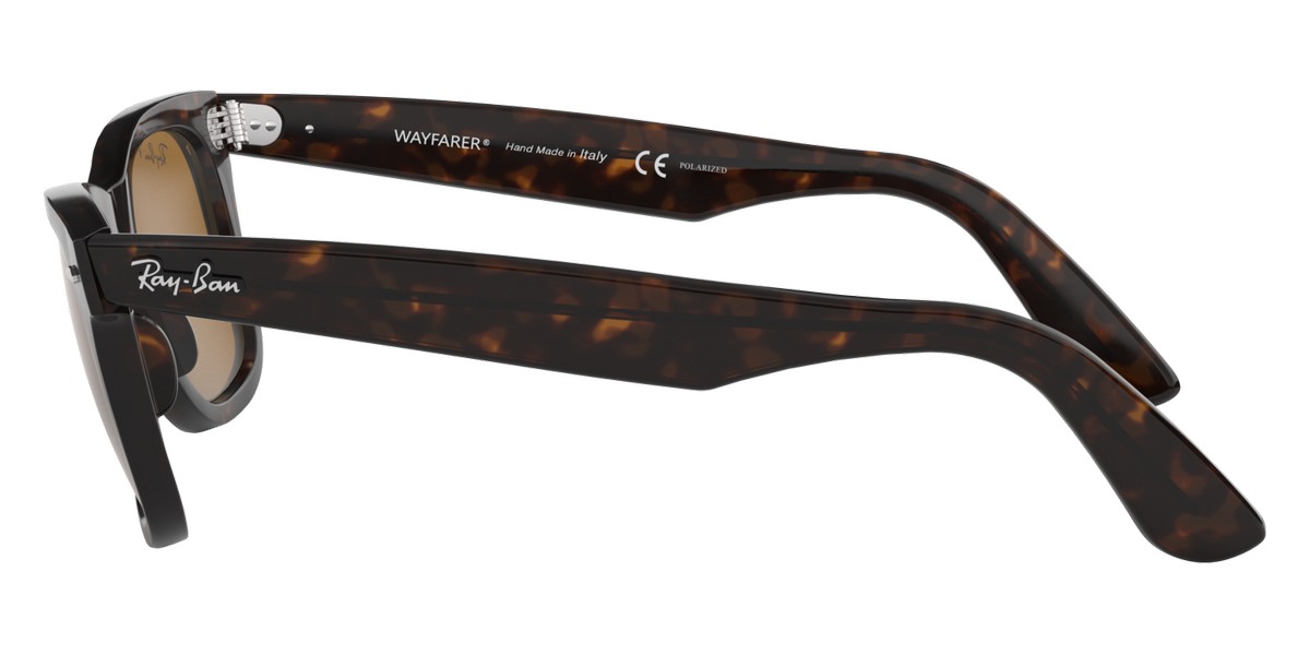 Ray-Ban Wayfarer Original Classic Polished Tortoise Acetate Brown Lenses Unisex Square Sunglasses RB2140 902/57 50-22