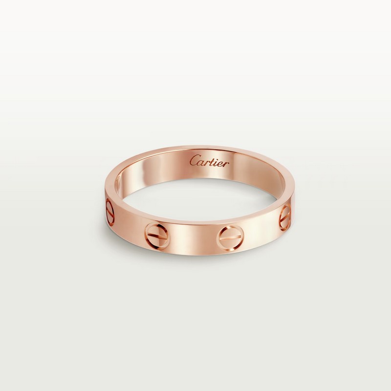 Cartier Love Classic Rose Gold Wedding Band Ring CRB4085200