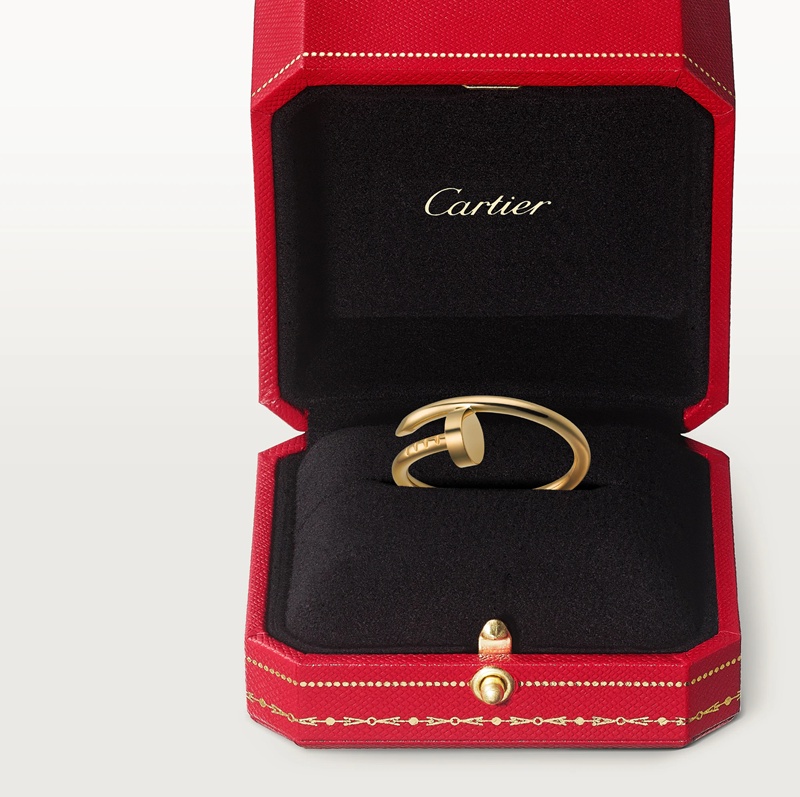 Cartier Juste Un Clou Anel Moda Unissex Pequeno Modelo Ouro Amarelo B4225900