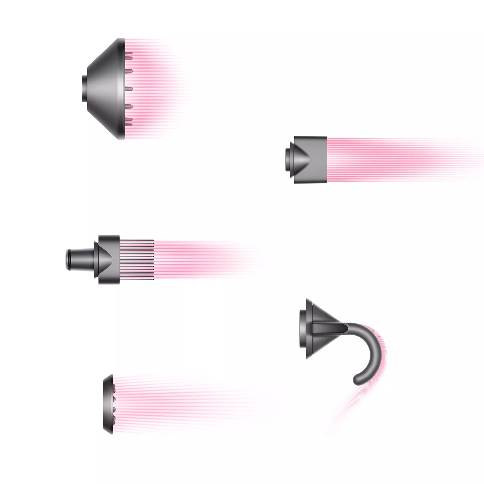 Dyson Supersonic Hot Black Nickel Ionic Hair Dryers HD15