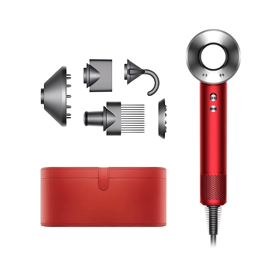 Dyson Supersonic Hot Red Nickel Ionic Hair Dryers HD15