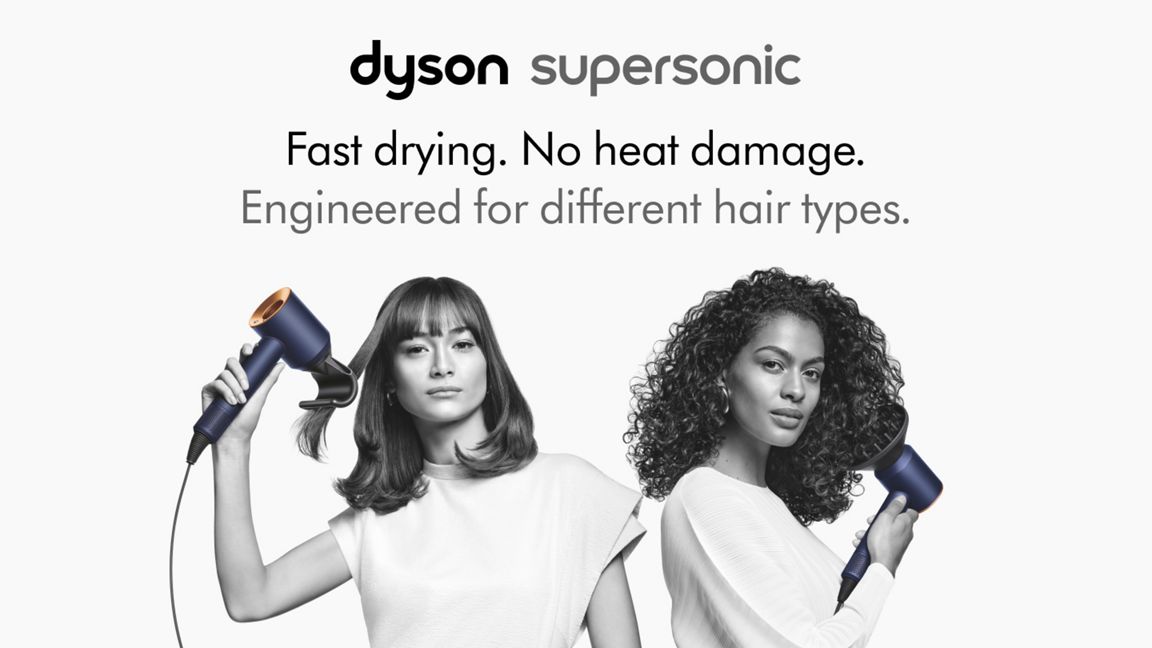 Dyson Supersonic Hot Iron Fuschia Ionic Hair Dryers HD15
