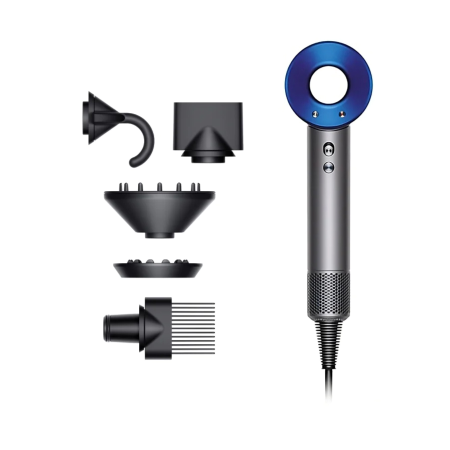 Dyson Supersonic Hot Black Blue Ionic Hair Dryers HD15
