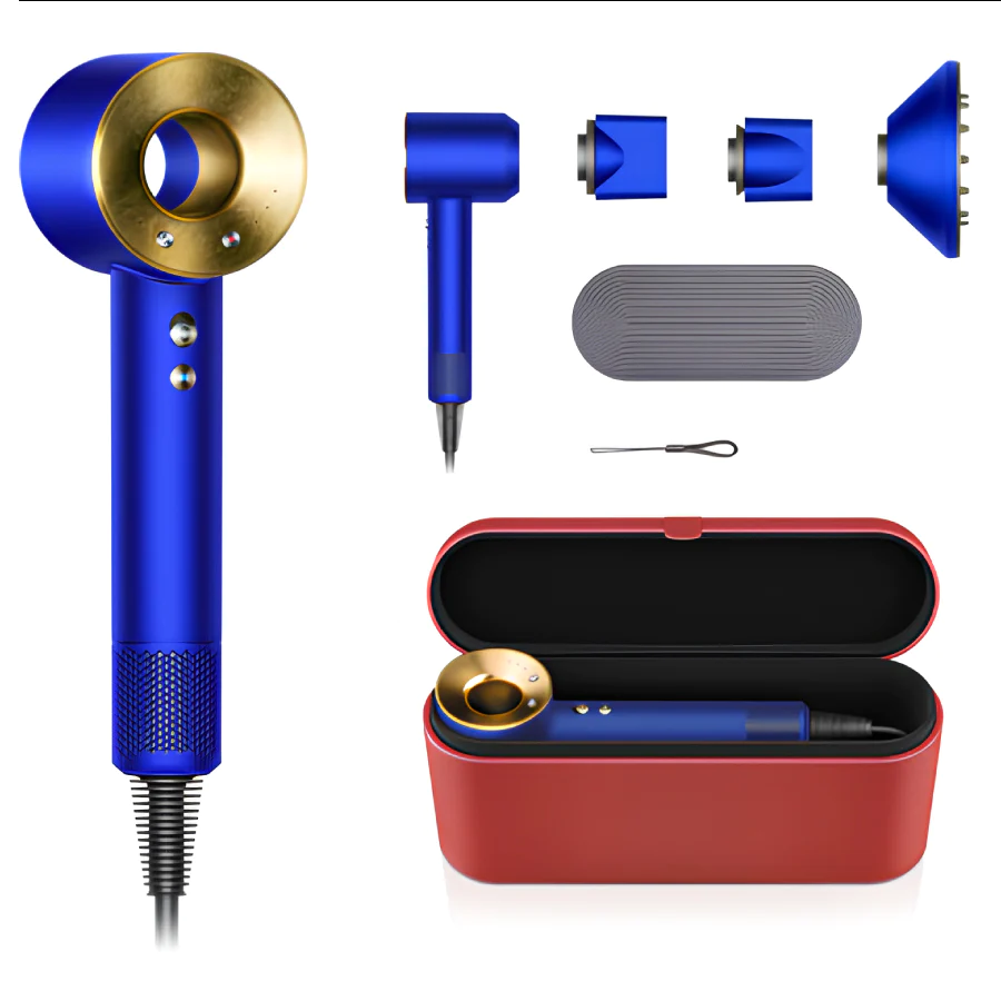 다이슨 슈퍼소닉 핫 블루 골드 이온 헤어 드라이어 HD15