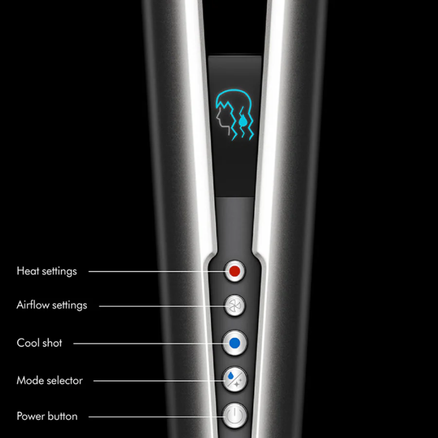 Dyson Airstrait New Nickel Copper Wet to Dry With Air Hair Straightener