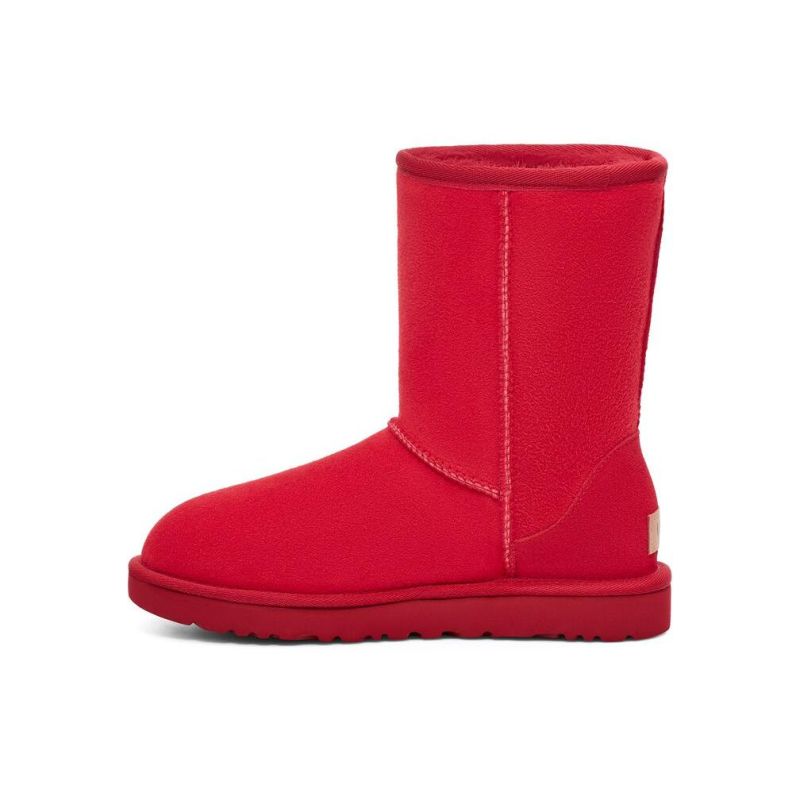 Kasut Salji Wanita Kulit Domba Merah Samba Klasik II UGG 1016223
