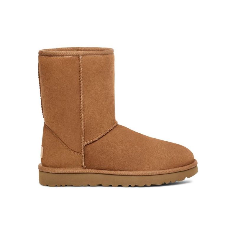 UGG Classic Short II Chestnut Sheepskin Women Snow Boots 1016223(5825)
