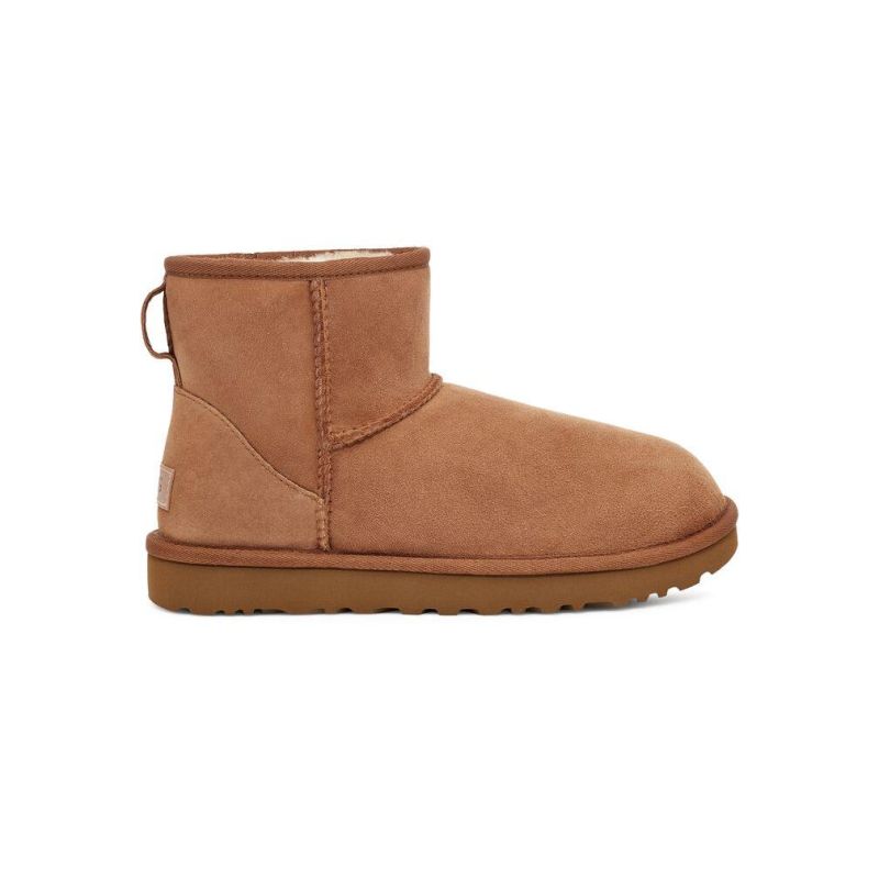 UGG Classic Mini II Iconic Chestnut Sheepskin Women Snow Boots 1016222(5854)