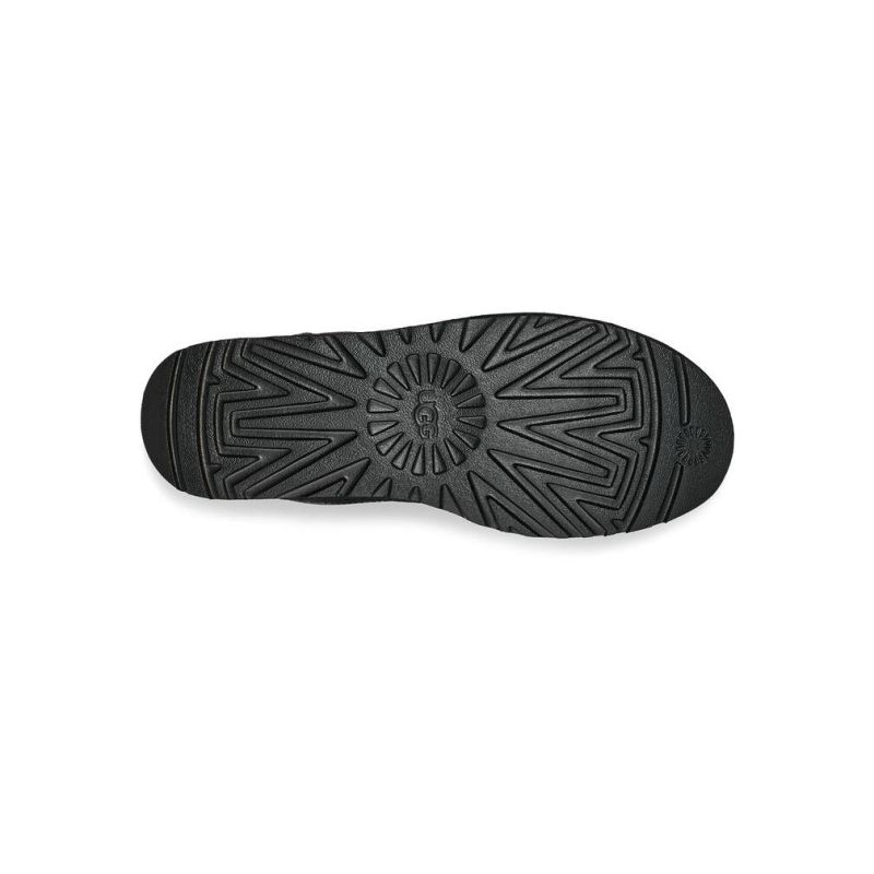 UGG Highland Hi Heritage Classic Black Suede Mesh Unisex Ankle Boots 1120096