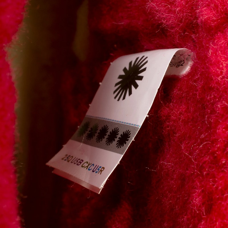 UGG Classic Clear Mini Warm Samba Red Wool Lining TPU Upper Women Snow Boots 1113190