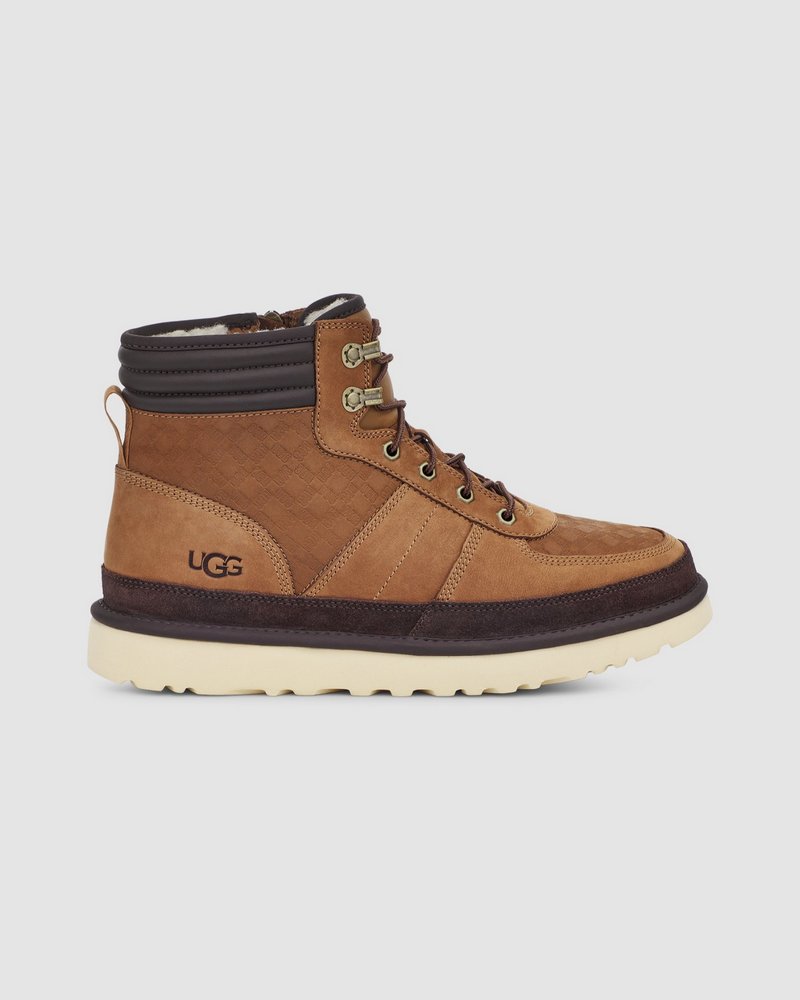 UGG Highland Sport EZ Graphic Chestnut Nubuck Unisex Hiking Boots 1130727
