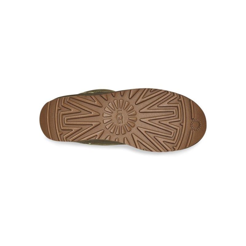 UGG Highland Hi Heritage Classic Burnt Olive Suede Mesh Unisex Ankle Boots 1120096