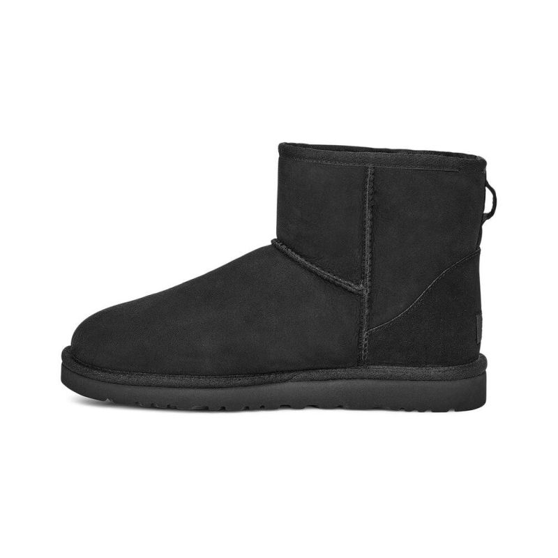 UGG Classic Mini Black Twinface Sheepskin Men's Snow Boots 1002072