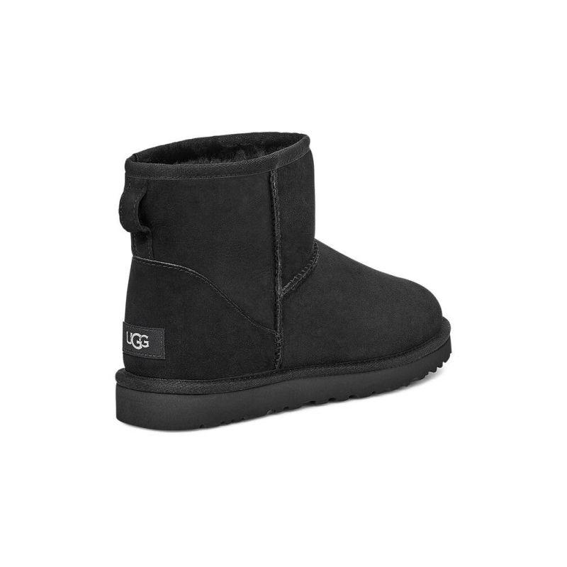 UGG Classic Mini Black Twinface Sheepskin Men's Snow Boots 1002072