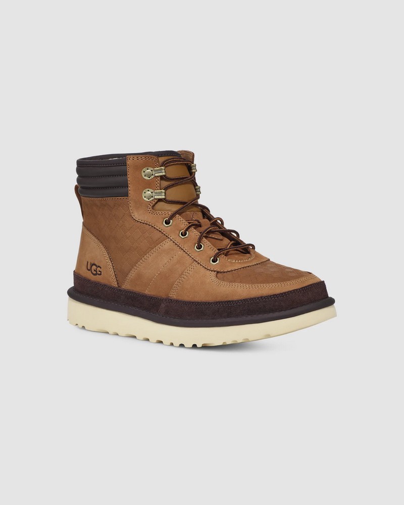 UGG Highland Sport EZ Graphic Chestnut Nubuck Unisex Hiking Boots 1130727