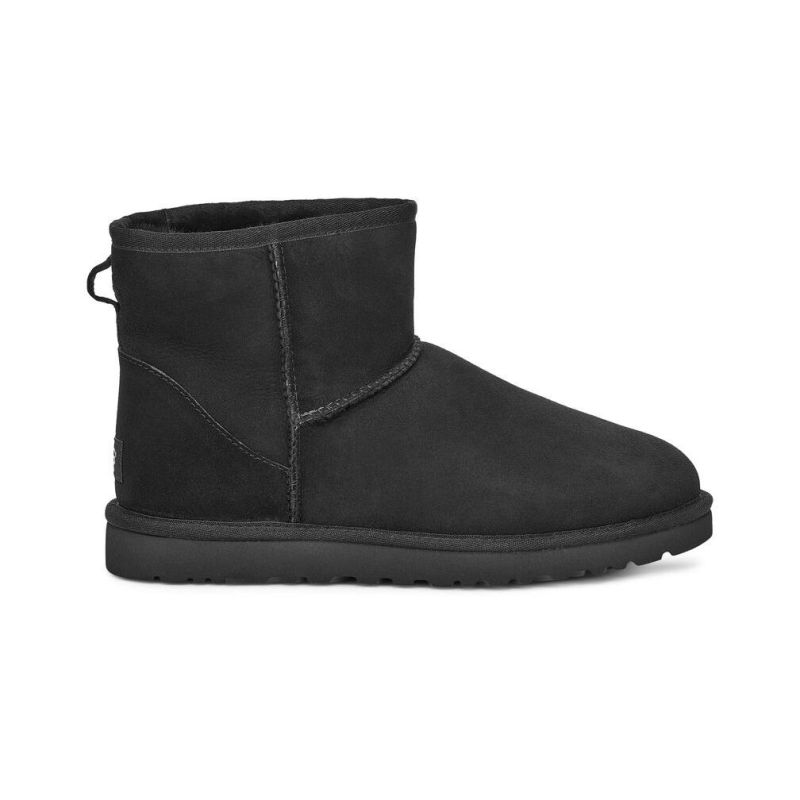 UGG Classic Mini Black Twinface Sheepskin Men's Snow Boots 1002072