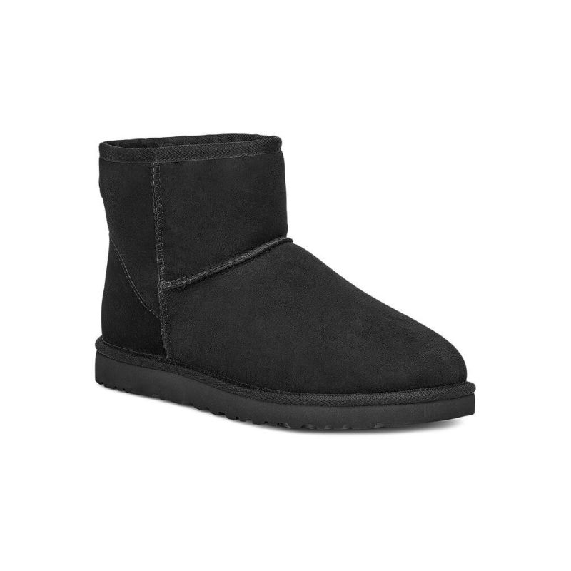UGG Classic Mini Black Twinface Sheepskin Men's Snow Boots 1002072