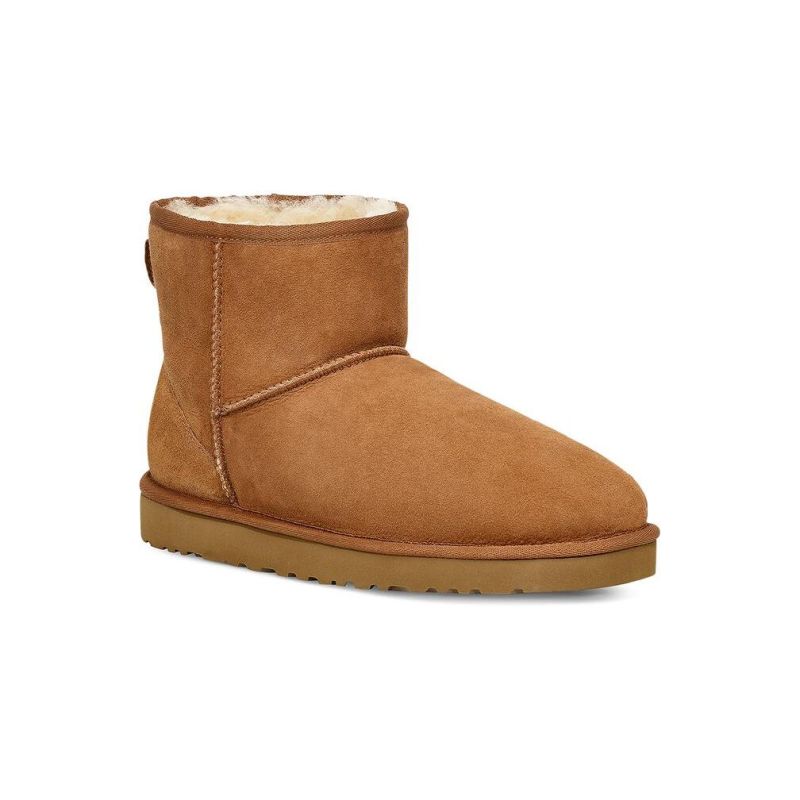 UGG Classic Mini Chestnut Twinface Sheepskin Men's Snow Boots 1002072