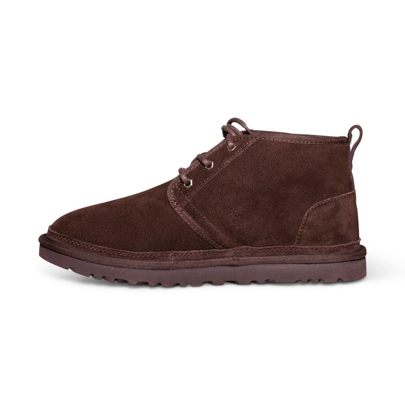 UGG Neumel Iconic Burnt Cedar Suede Wool Lining Unisex Chukka Boots 3236