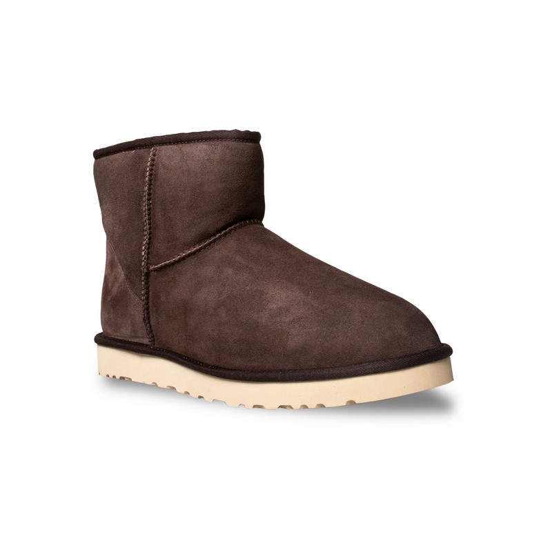 UGG Classic Mini Burnt Cedar Twinface Sheepskin Men's Snow Boots 1002072