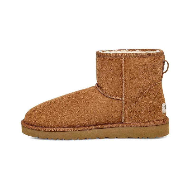 UGG Classic Mini Chestnut Twinface Sheepskin Men's Snow Boots 1002072