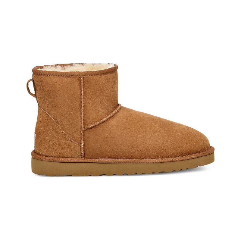 UGG Classic Mini Chestnut Twinface Sheepskin Men's Snow Boots 1002072