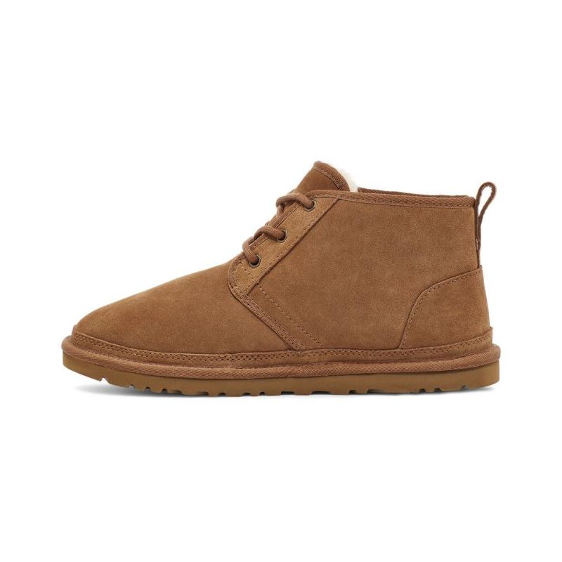UGG Neumel Iconic Chestnut Suede Wool Lining Unisex Chukka Boots 3236