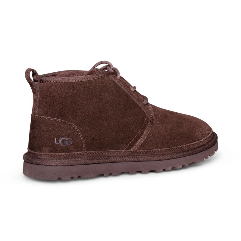 UGG Neumel Iconic Burnt Cedar Suede Wool Lining Unisex Chukka Boots 3236