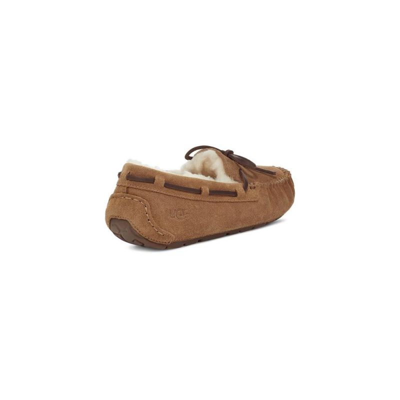 Pantofole da donna in pelle scamosciata impermeabile UGG Classic Dakota Hot Chestnut 1107949