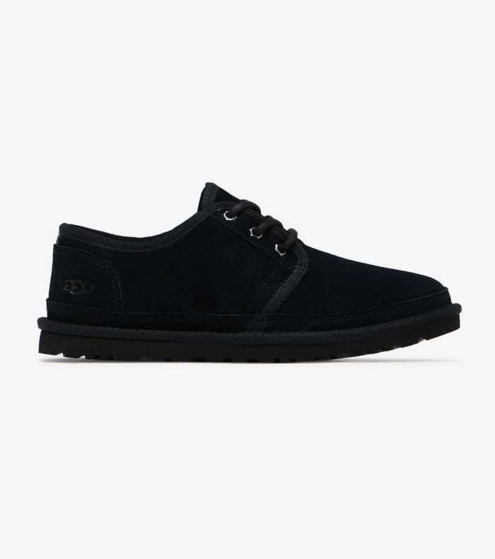 UGG Neumel Iconic Low Black Suede Men's Casual Flates 1120765