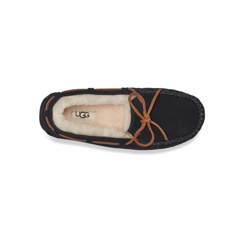 UGG Classic Dakota Hot Black Waterproof Suede Women's Slippers 1107949