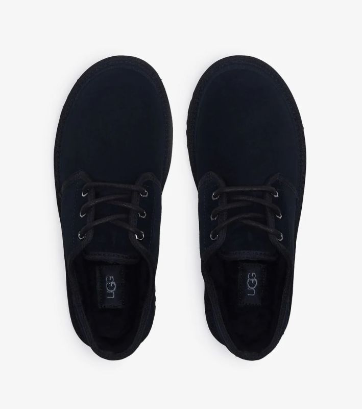 UGG Neumel Iconic Low Black Suede Men's Casual Flates 1120765