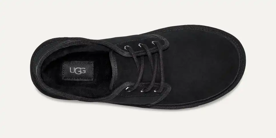 UGG Neumel Iconic Low Black Suede Men's Casual Flates 1120765