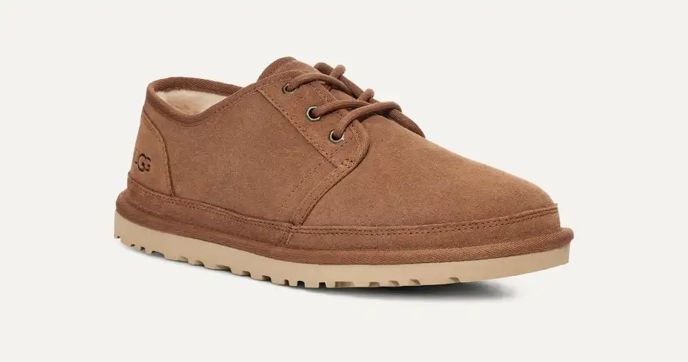 UGG Neumel Iconic Low Chestnut Suede Men's Casual Flates 1120765