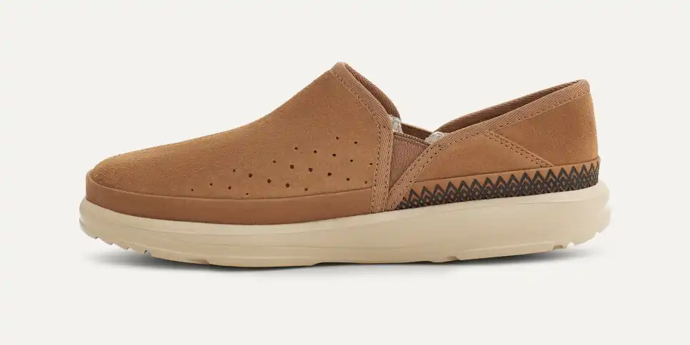 UGG Kick It Fesyen Chestnut Suede Lelaki Kasual Flat 1118495