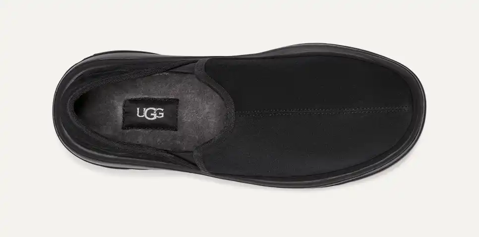 UGG Kick It Fashion Nero Suede Uomo Casual Flats 1118495
