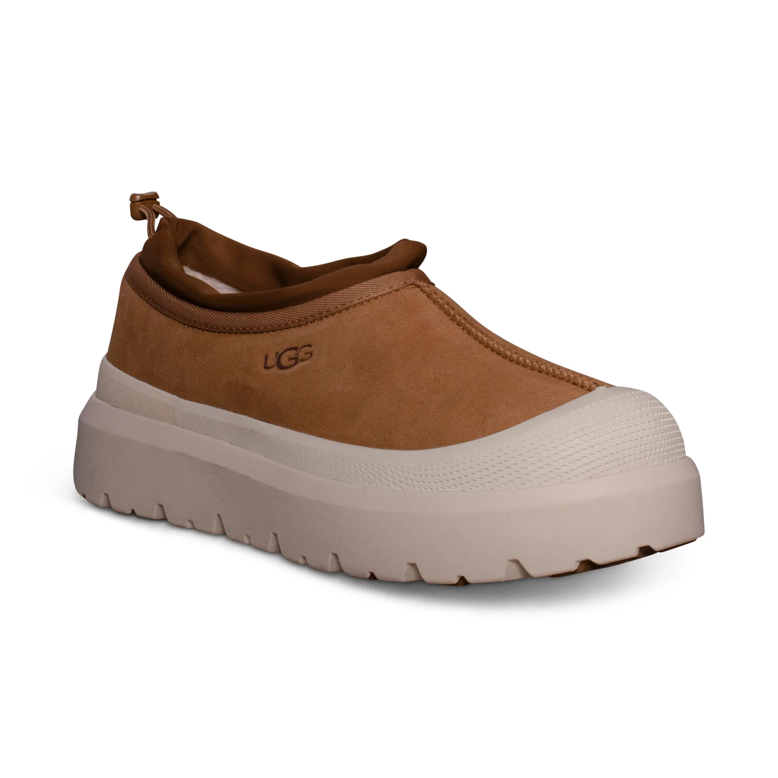 UGG Tasman Weather Hybrid Chestnut White Suede 유니섹스 슬리퍼 1144096