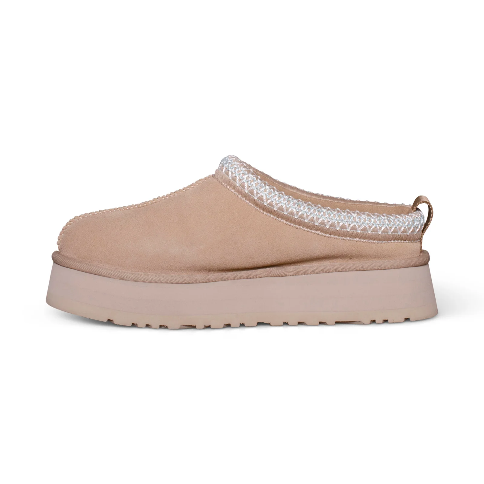 UGG Tazz Hot Sand Suede Women Platform Slide Slippers 1122553