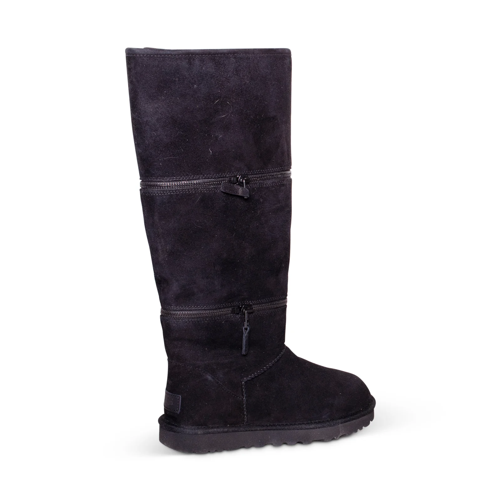 UGG Classic Ultra Tall Gorgeous Black Suede Women Over-The-Knee Boots 195719880644