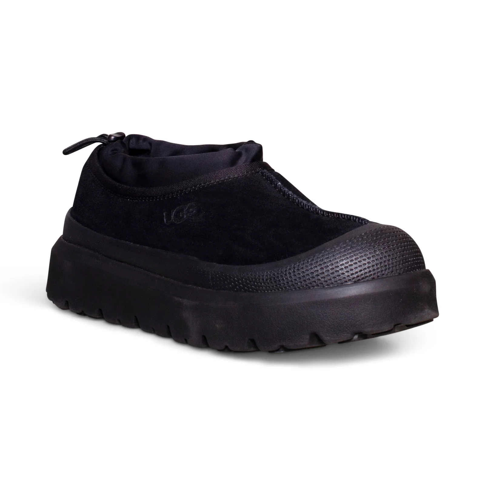 UGG Tasman Weather Hybrid 블랙 스웨이드 유니섹스 슬리퍼 1144096