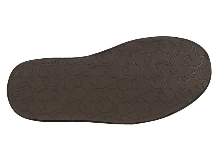 UGG Scuff Romeo II Leisure 블랙 스웨이드 남성 슬리퍼 1113630