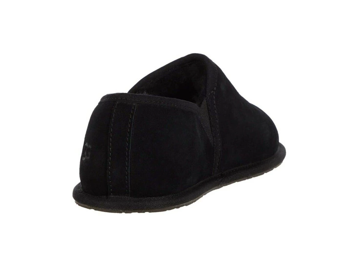 UGG Scuff Romeo II Leisure 블랙 스웨이드 남성 슬리퍼 1113630