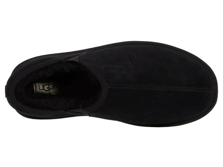UGG Scuff Romeo II Leisure 블랙 스웨이드 남성 슬리퍼 1113630