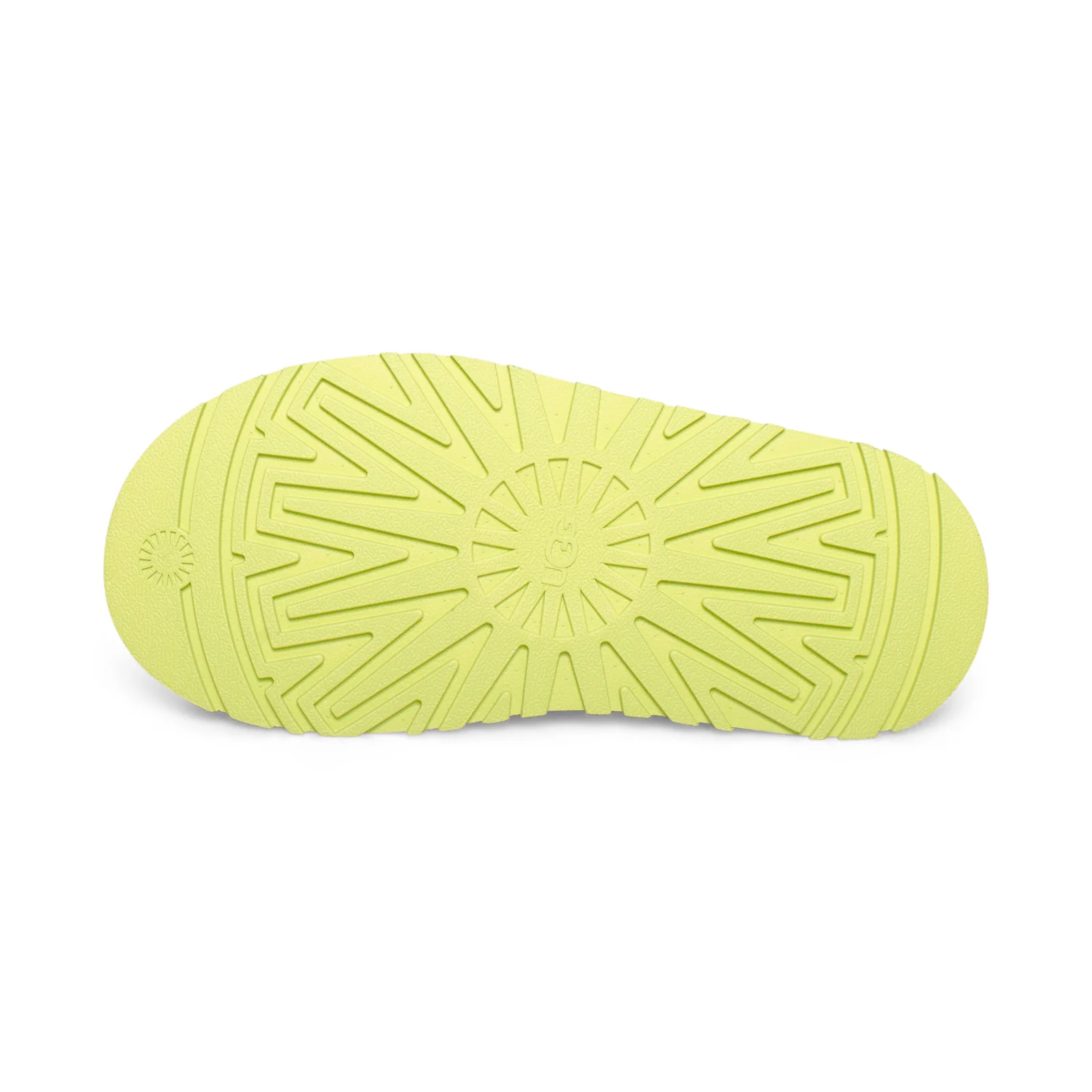 UGG Disco Cross Slide Fashion Animalia Lime Sheepskin Women Platform Casual Slippers 1121550